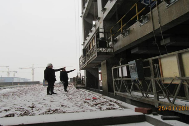 常德財富中心開展低溫雨雪天氣安全大檢查